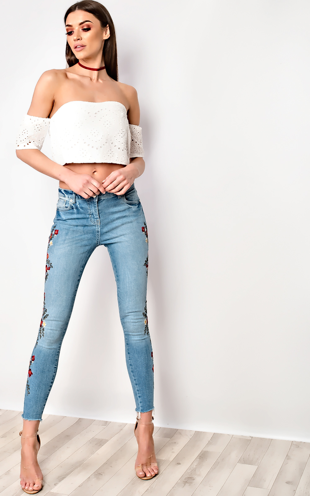 Rezme Bardot Crochet Crop Top Thumbnail Rezme Bardot Crochet Crop Top Thumbnail