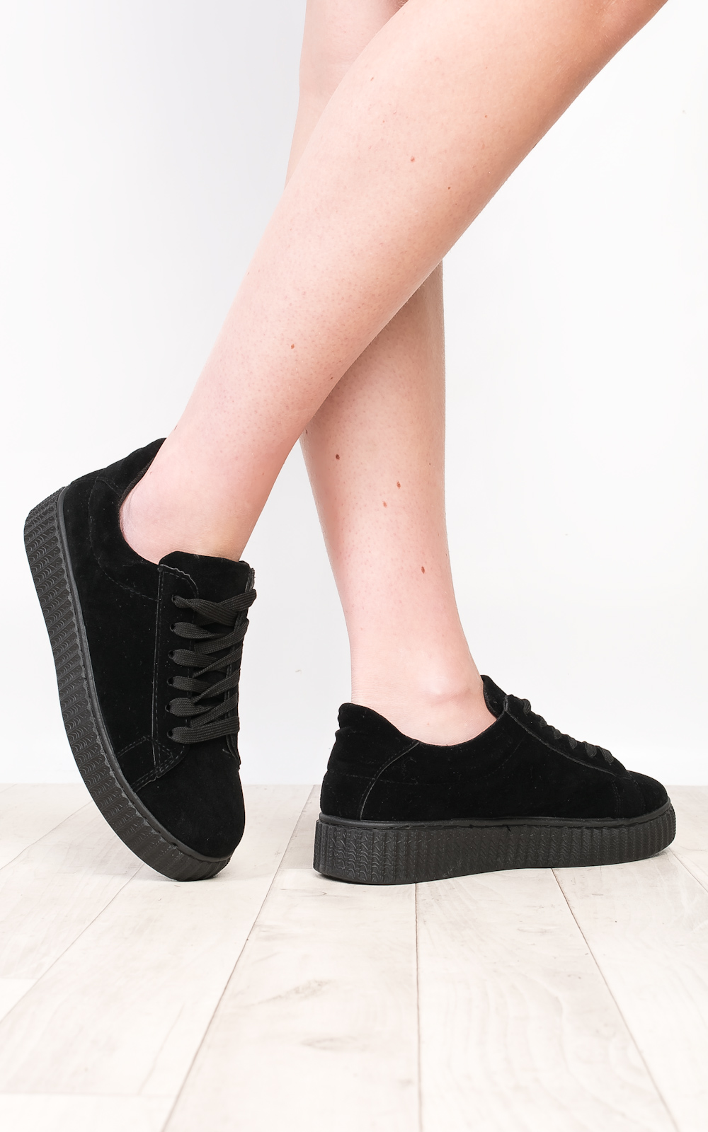 Marissa Faux Suede Platform Shoes  Thumbnail