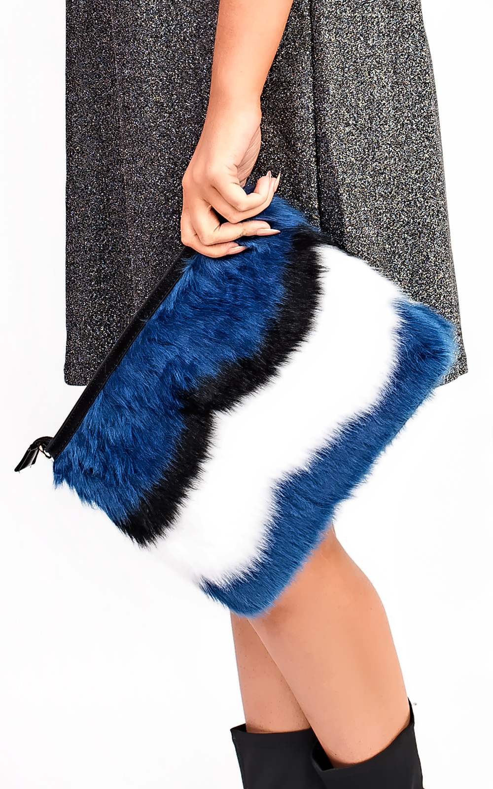 Alexia Faux Fur Shoulder Bag Thumbnail