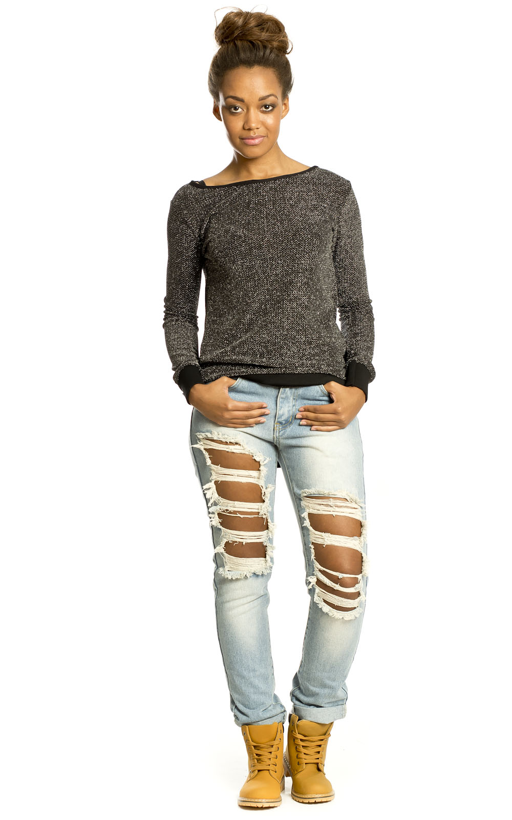 Kacia Detailed Back Top Kacia Detailed Back Top