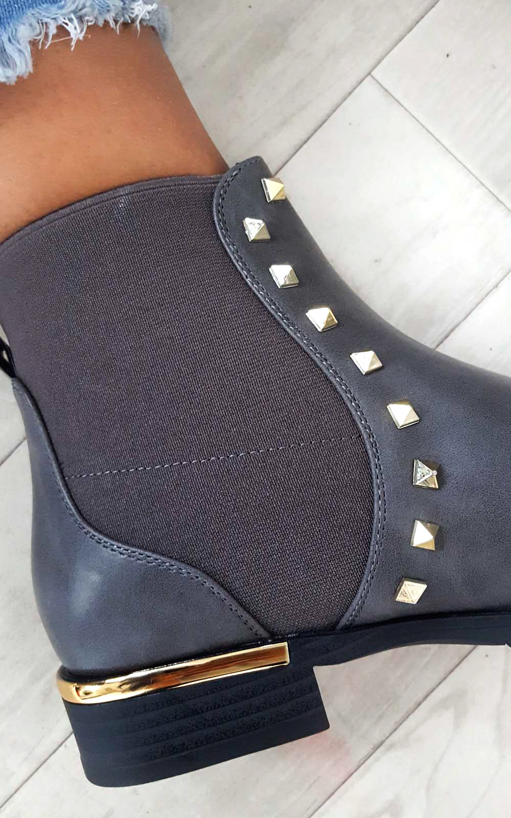 Shelly Studded Chelsea Ankle Boots Thumbnail