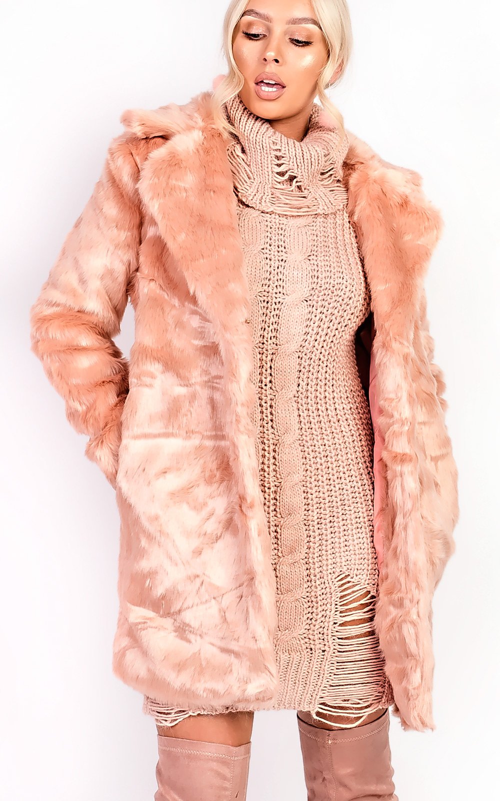Sophia Faux Fur Jacket Thumbnail Sophia Faux Fur Jacket Thumbnail