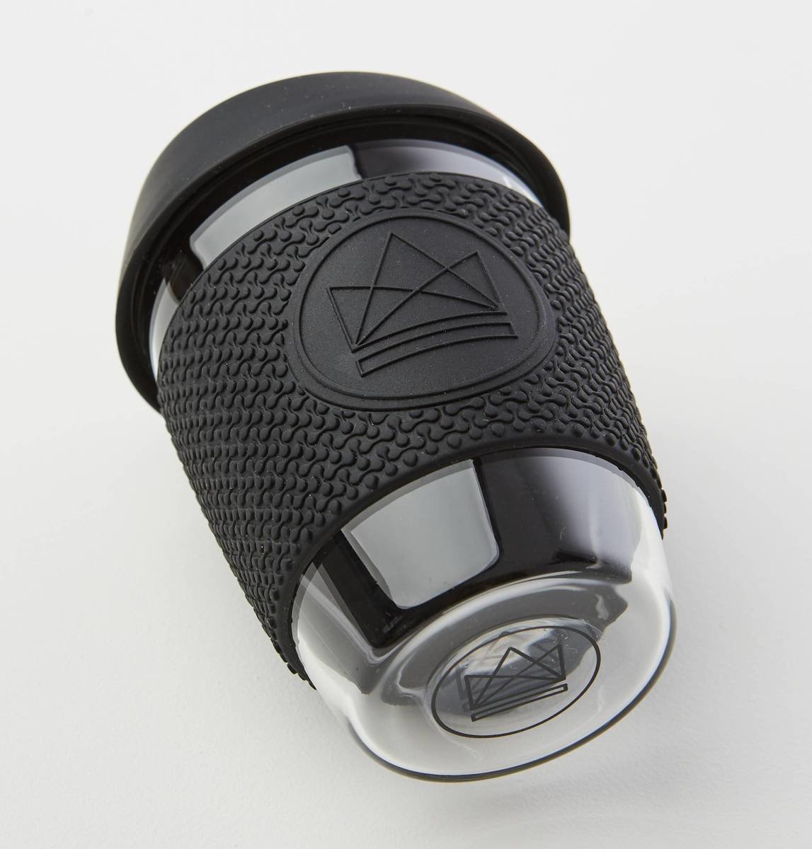 Neon Kactus Reusable Glass Coffee Cups 12oz - Rock Star Neon Kactus Reusable Glass Coffee Cups 12oz - Rock Star