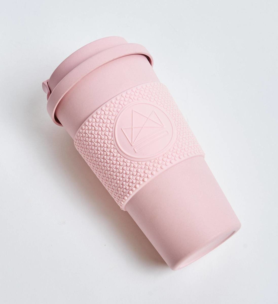 Neon Kactus Compostable Coffee Cups 16oz - Pink Flamingo Thumbnail