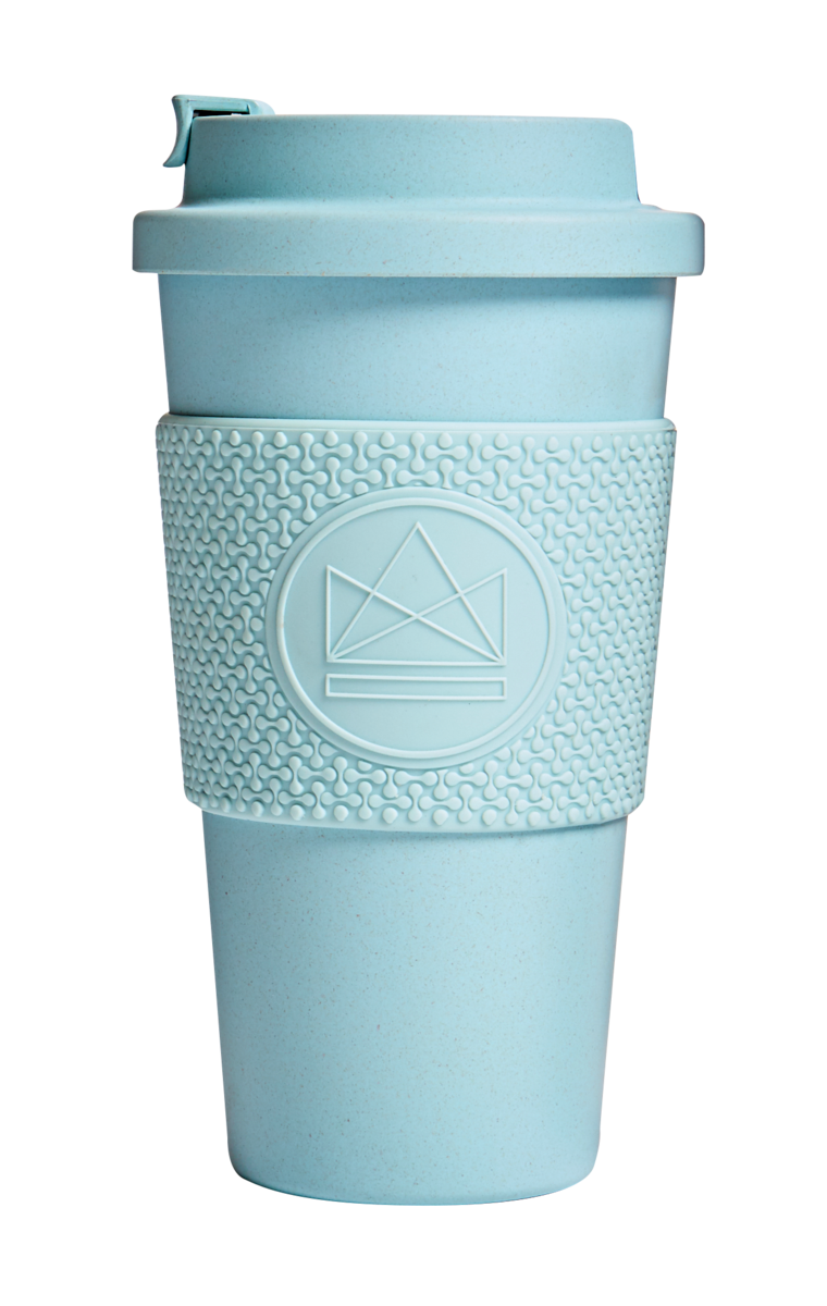 Neon Kactus Compostable Coffee Cups 16oz - Sea Breeze Thumbnail Neon Kactus Compostable Coffee Cups 16oz - Sea Breeze Thumbnail
