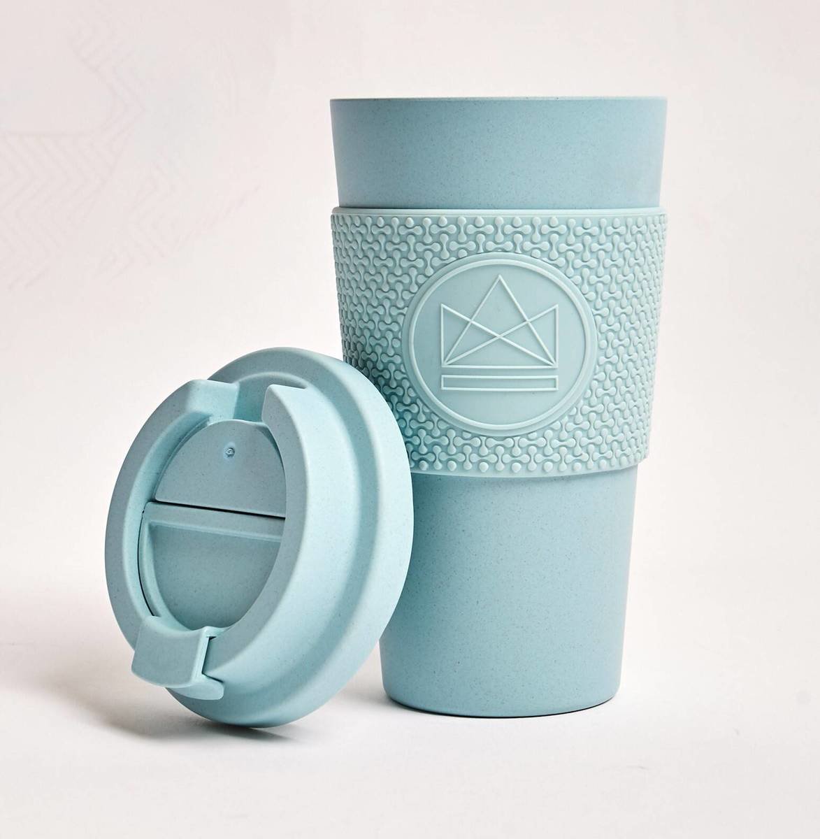 Neon Kactus Compostable Coffee Cups 16oz - Sea Breeze Neon Kactus Compostable Coffee Cups 16oz - Sea Breeze