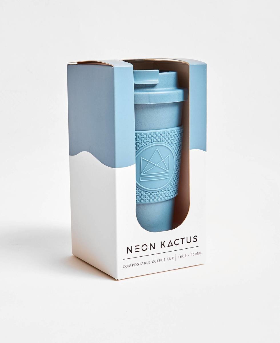 Neon Kactus Compostable Coffee Cups 16oz - Super Sonic Thumbnail Neon Kactus Compostable Coffee Cups 16oz - Super Sonic Thumbnail