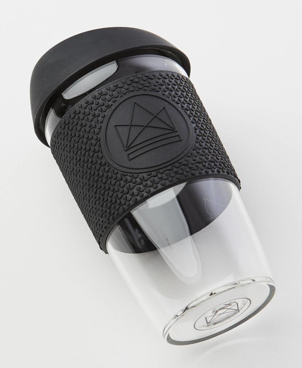 Neon Kactus Reusable Glass Coffee Cups 16oz - Rock Star Thumbnail Neon Kactus Reusable Glass Coffee Cups 16oz - Rock Star Thumbnail