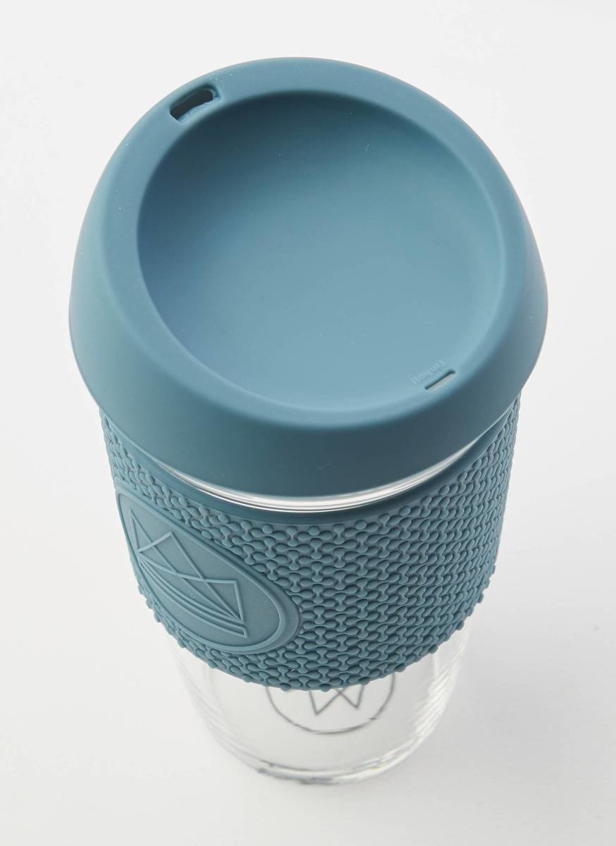 Neon Kactus Reusable Glass Coffee Cups 16oz - Super Sonic Thumbnail Neon Kactus Reusable Glass Coffee Cups 16oz - Super Sonic Thumbnail