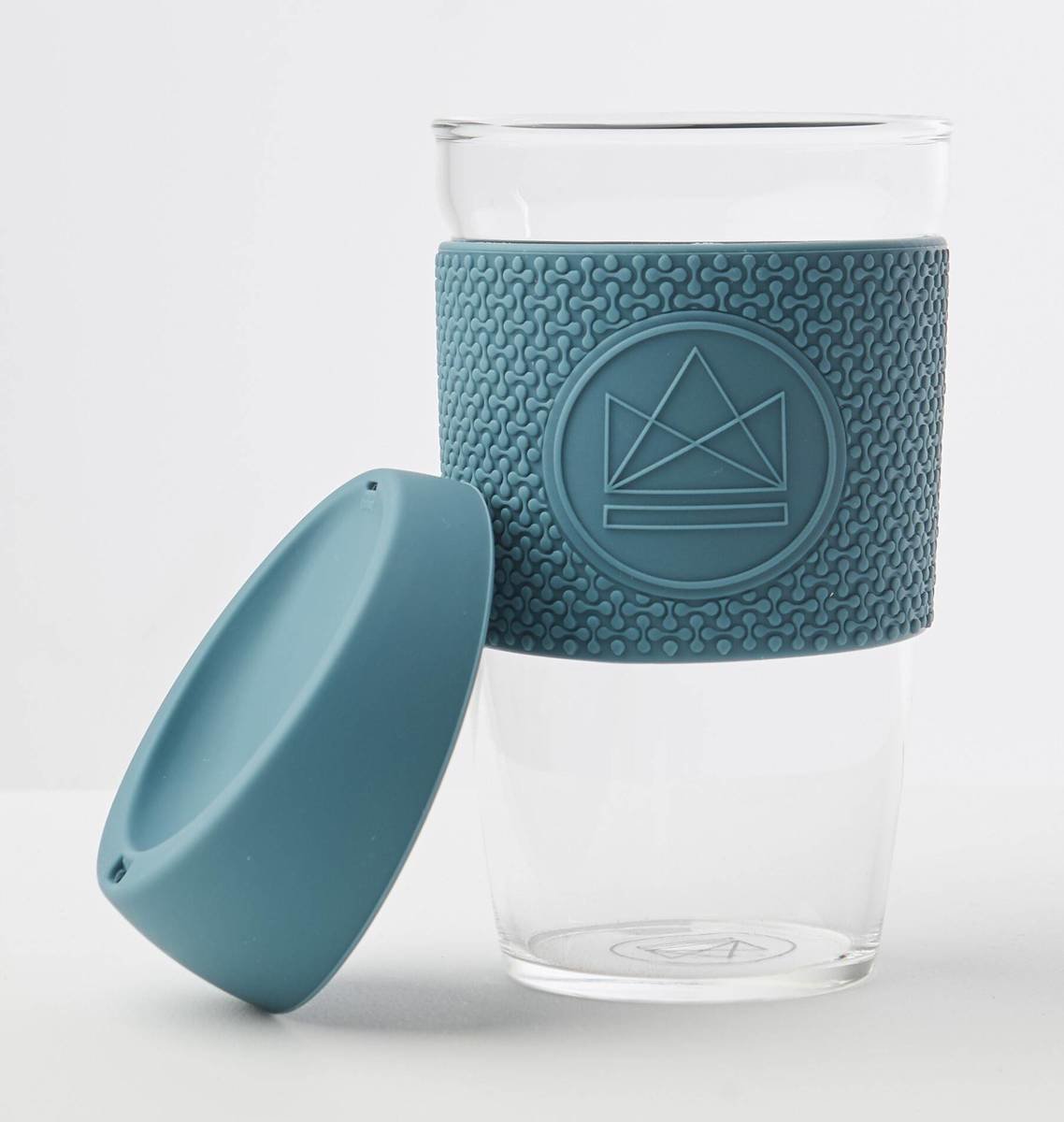 Neon Kactus Reusable Glass Coffee Cups 16oz - Super Sonic Thumbnail Neon Kactus Reusable Glass Coffee Cups 16oz - Super Sonic Thumbnail