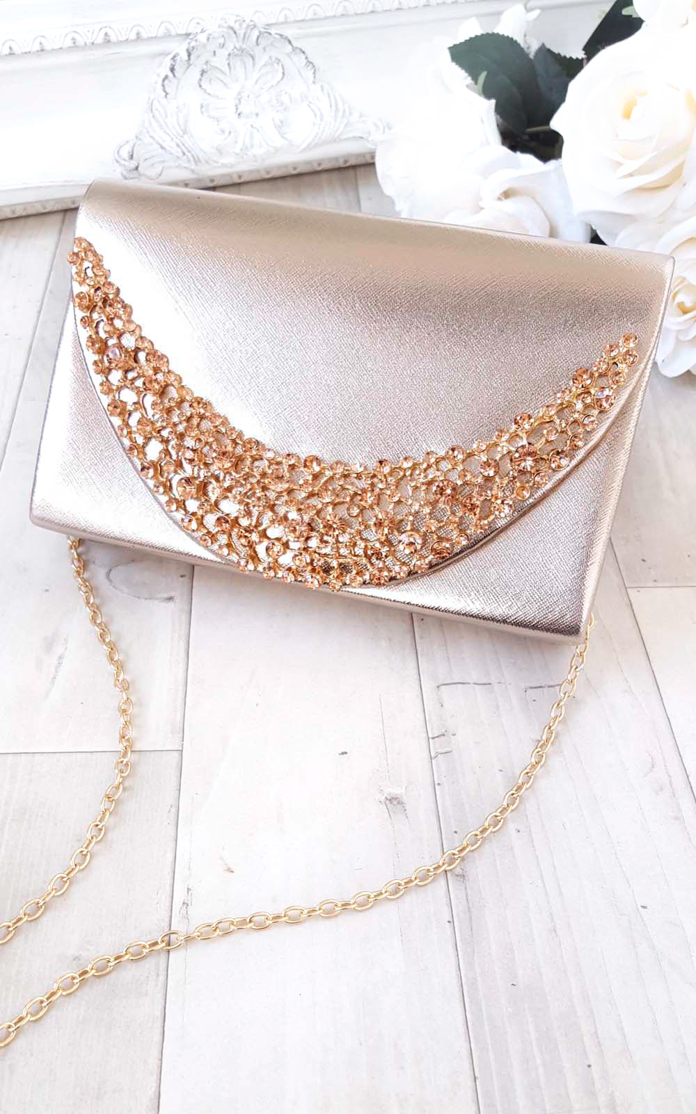 Joslin Embellished Clutch Bag Thumbnail