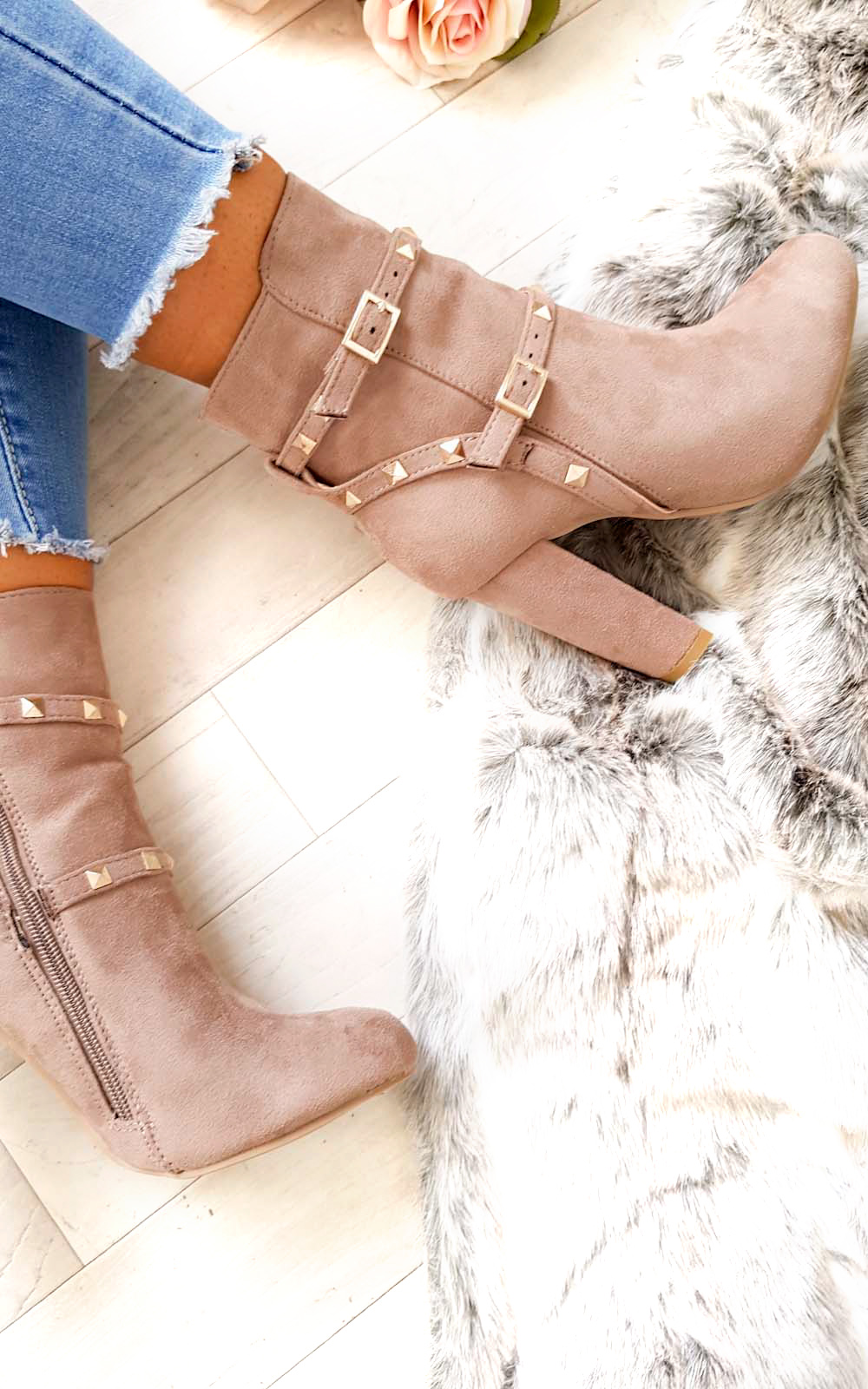 Miya Studded Ankle Boots Miya Studded Ankle Boots