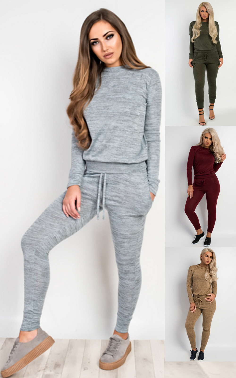 Lea Plain Jogger Set Thumbnail