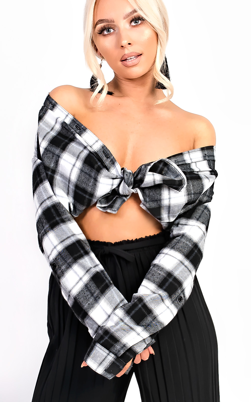 Yasmin Checked Oversized Shirt Thumbnail Yasmin Checked Oversized Shirt Thumbnail