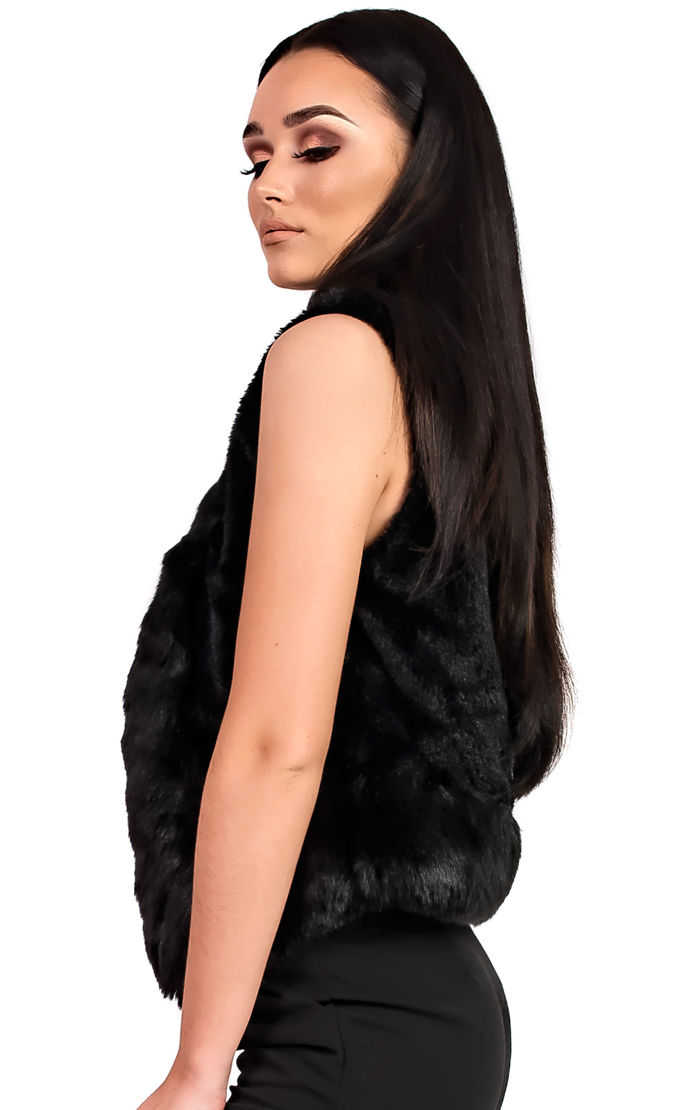 Elisa Faux Fur Waistcoat Thumbnail