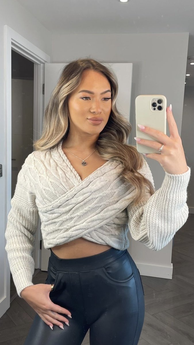 Nadia Criss Cross Knitted Jumper Nadia Criss Cross Knitted Jumper