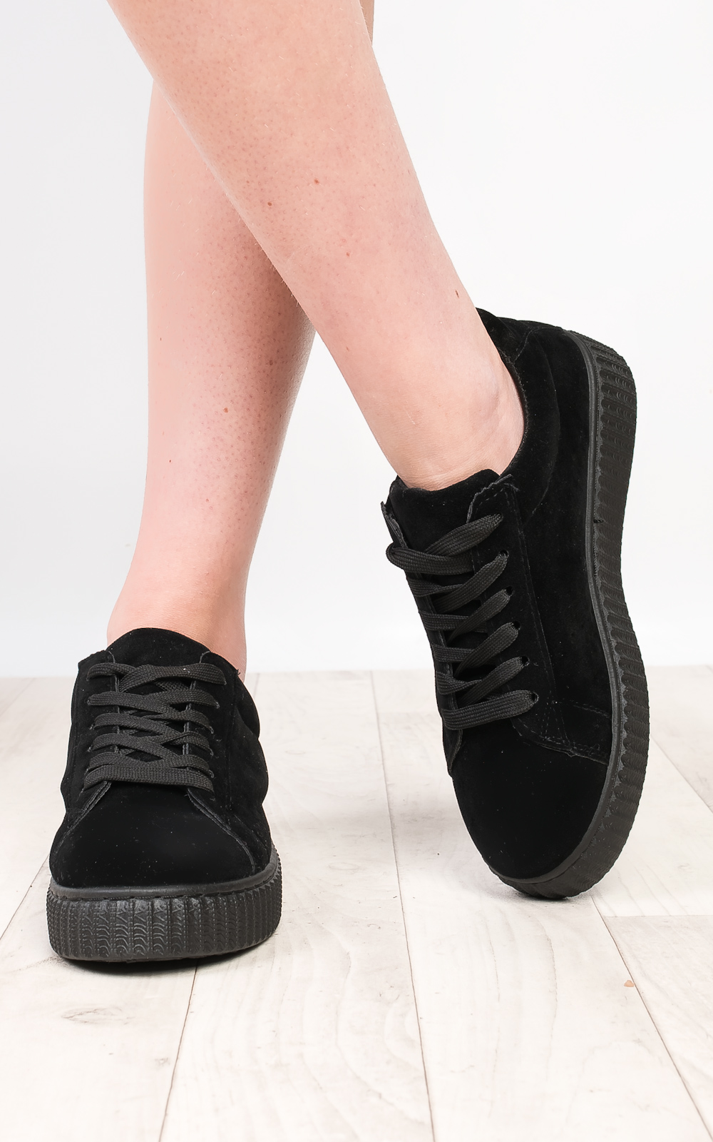 Marissa Faux Suede Platform Shoes  Thumbnail