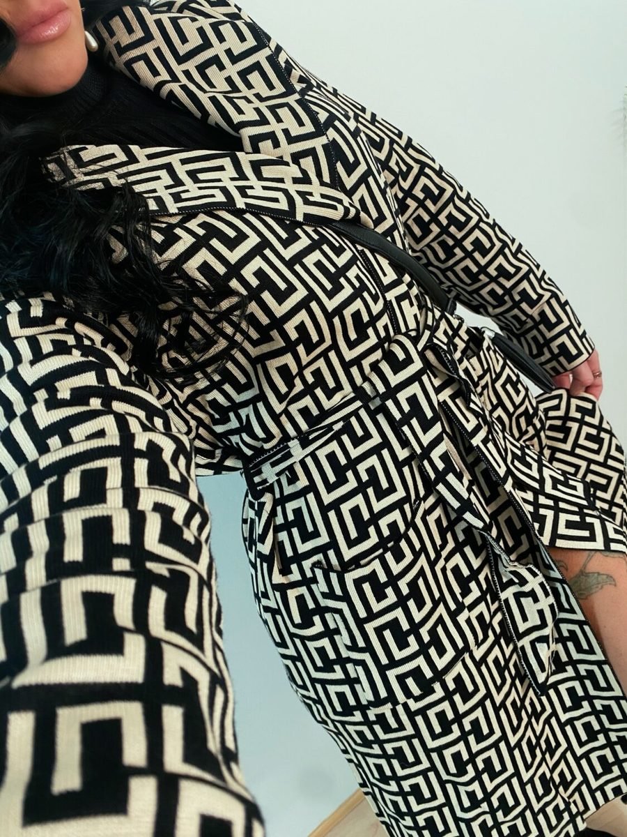 Verity Tie Waist Knitted Cardigan Thumbnail Verity Tie Waist Knitted Cardigan Thumbnail
