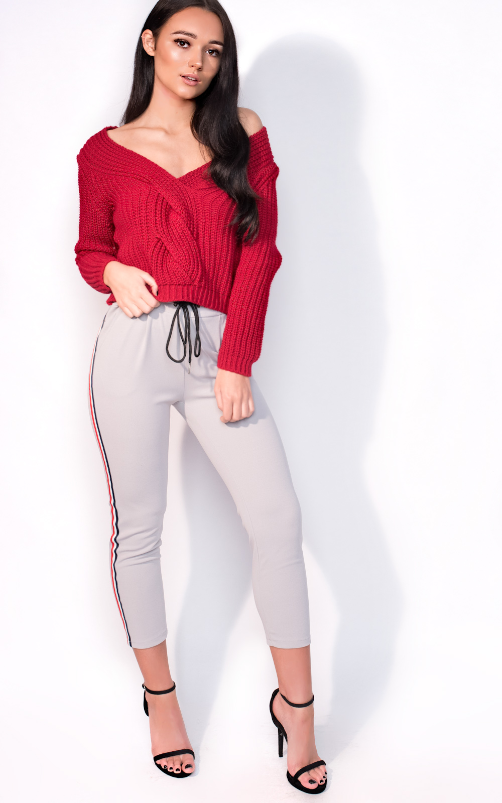 Sofia Striped Tie Tailored Trousers Thumbnail Sofia Striped Tie Tailored Trousers Thumbnail