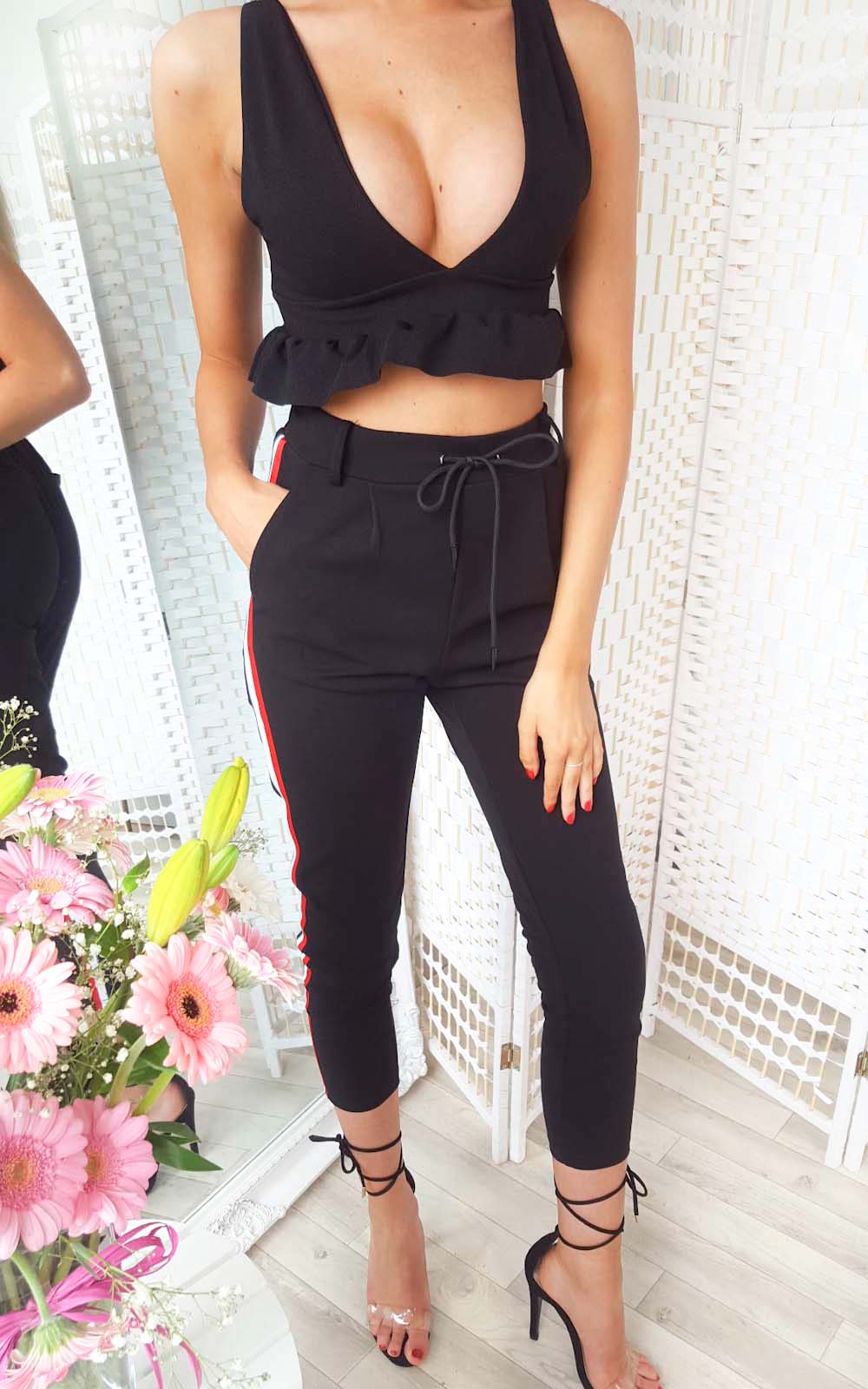 Zaria Frill Crop Top Thumbnail Zaria Frill Crop Top Thumbnail