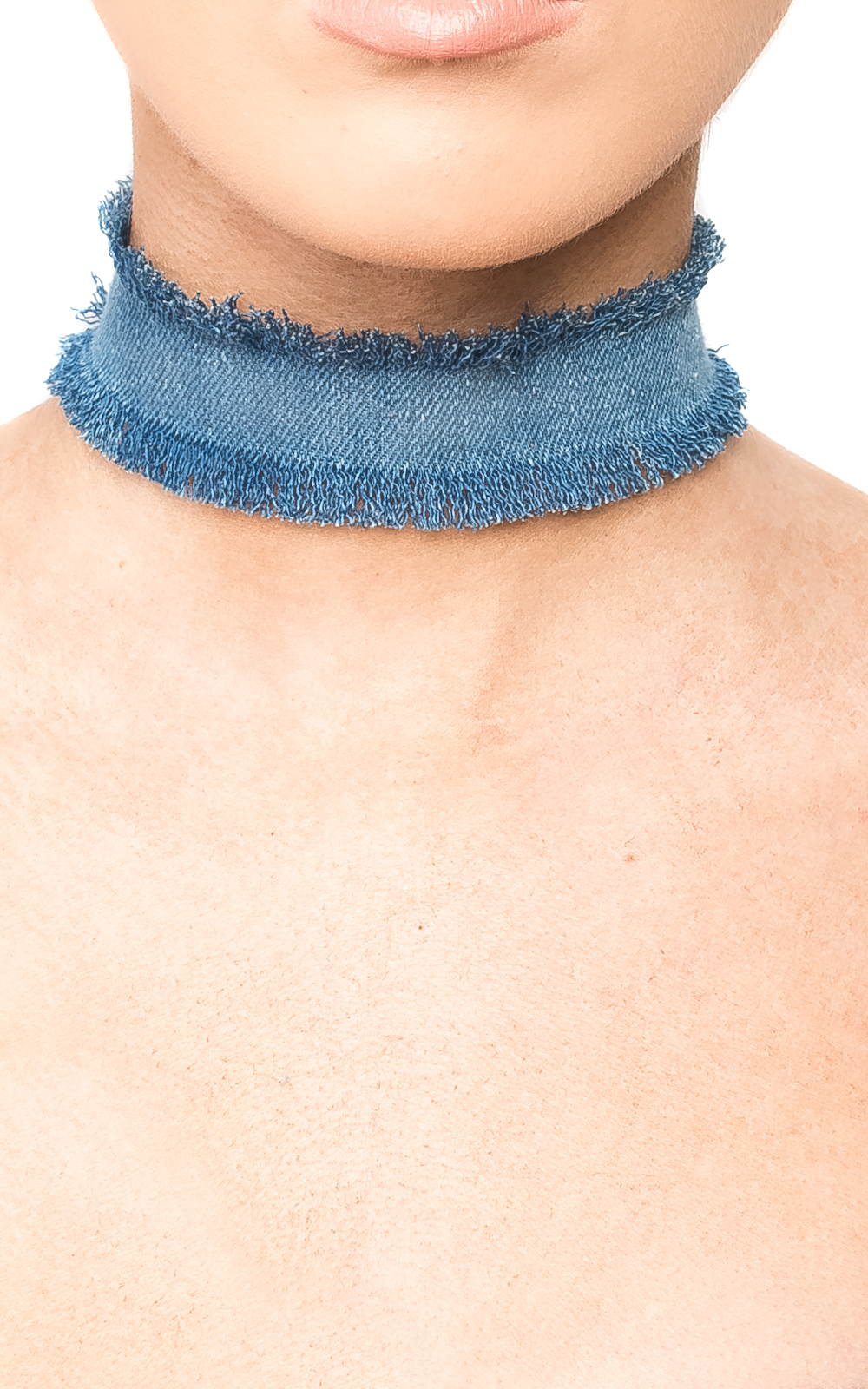 Connie Denim Choker  Thumbnail