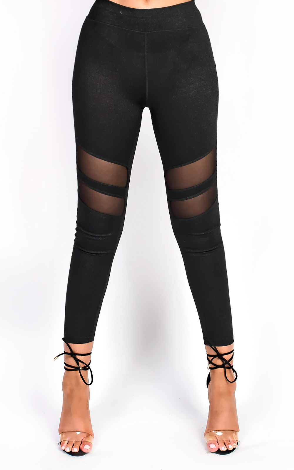 Fiya Mesh Low Rise Leggings Thumbnail