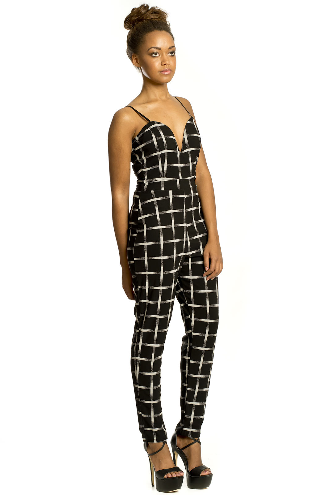 Rae Checked Jumpsuit Thumbnail Rae Checked Jumpsuit Thumbnail