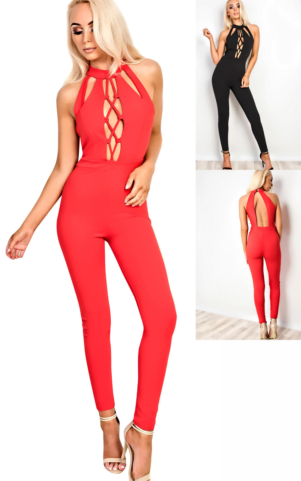 Minka Tie Front Jumpsuit Thumbnail Minka Tie Front Jumpsuit Thumbnail