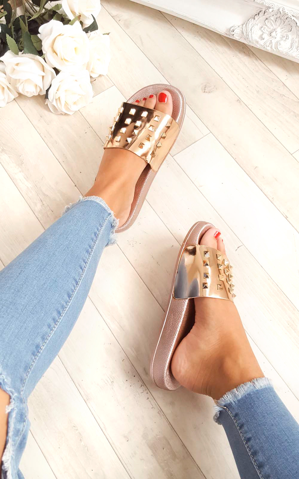Lillian Studded Sliders Thumbnail Lillian Studded Sliders Thumbnail