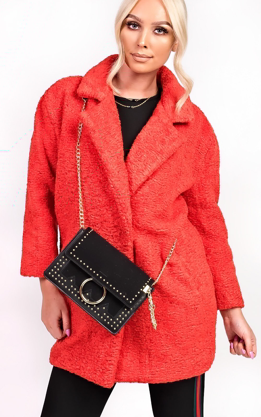 Brooke Gold Studded Shoulder Bag Thumbnail Brooke Gold Studded Shoulder Bag Thumbnail