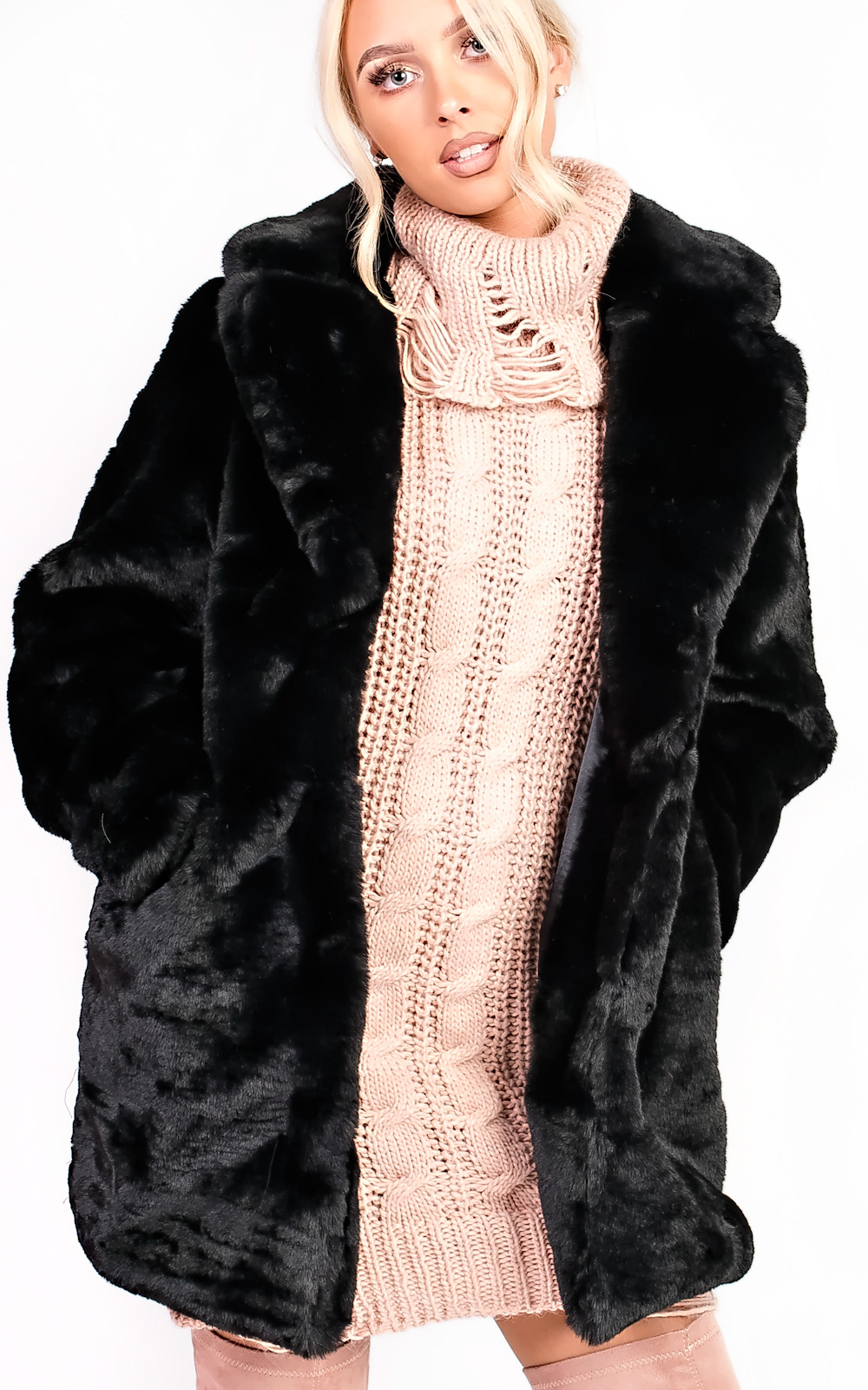 Mel Faux Fur Coat