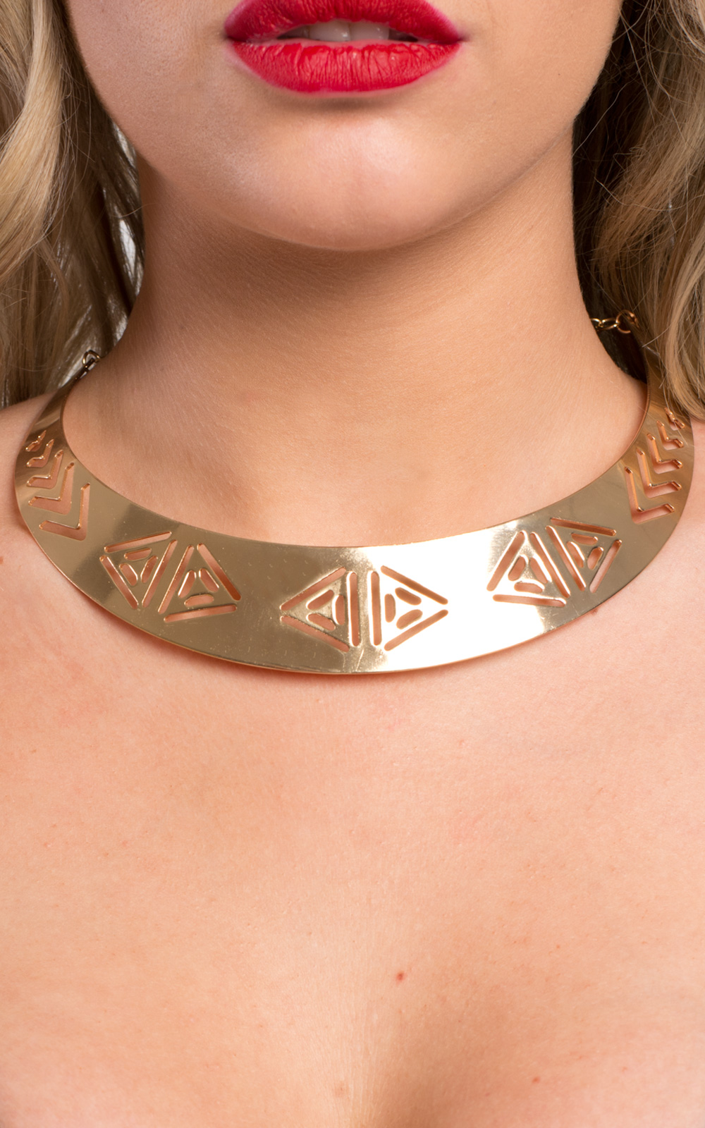 Kaylee Aztec Detail Necklace Kaylee Aztec Detail Necklace