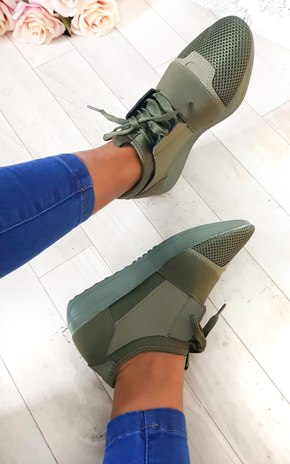Bali Mesh Two Toned Panel Trainers Bali Mesh Two Toned Panel Trainers