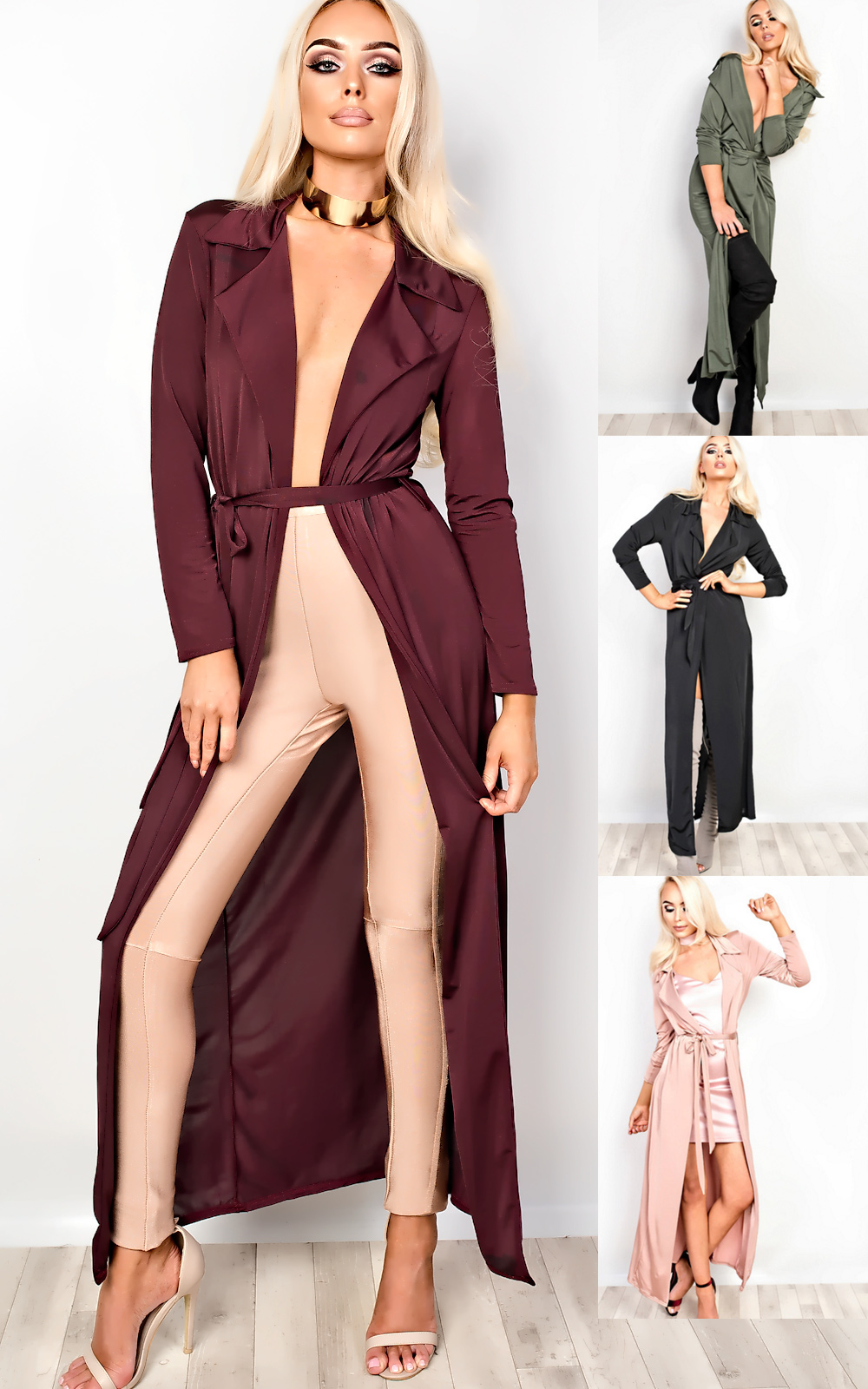 Roselle Long Over Coat Thumbnail