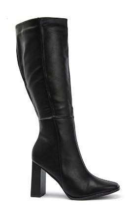 Tahlia Square Block Heeled Knee Point Toe Boots Thumbnail Tahlia Square Block Heeled Knee Point Toe Boots Thumbnail