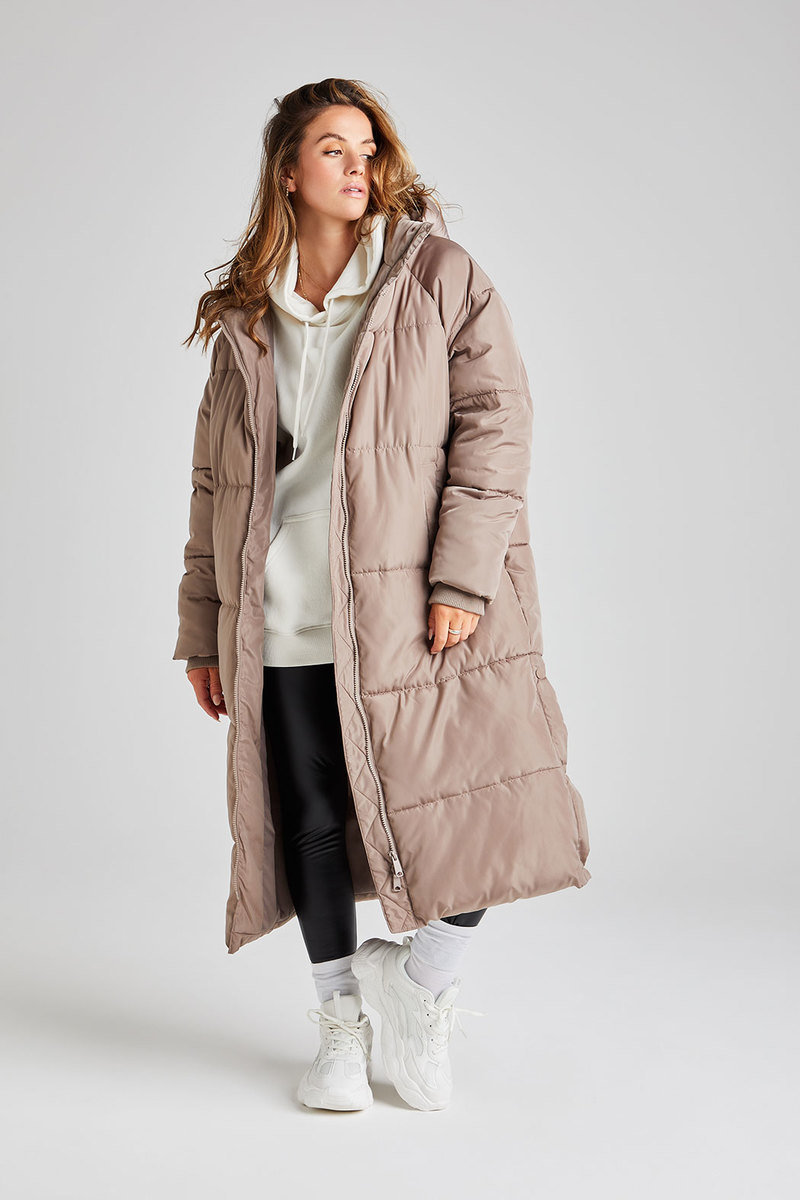 Esme Longline Puffer Hooded Jacket Thumbnail Esme Longline Puffer Hooded Jacket Thumbnail