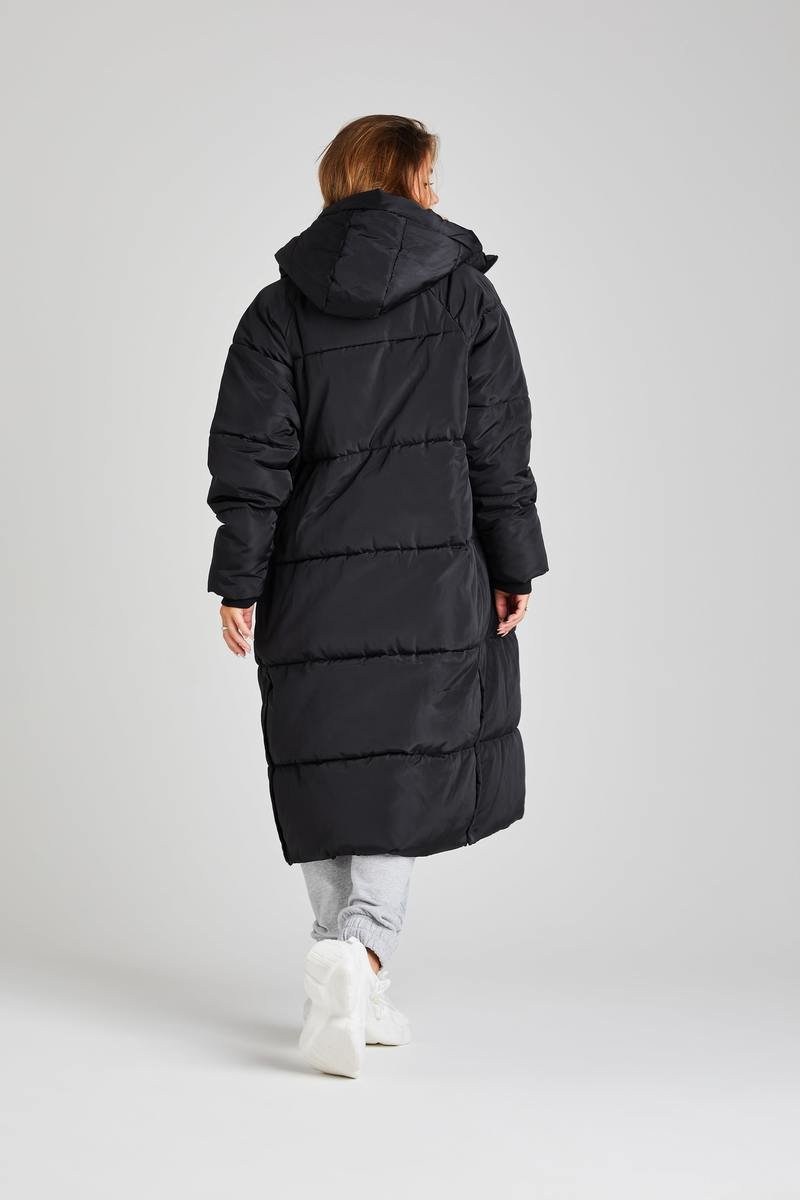 Esme Longline Puffer Hooded Jacket Thumbnail