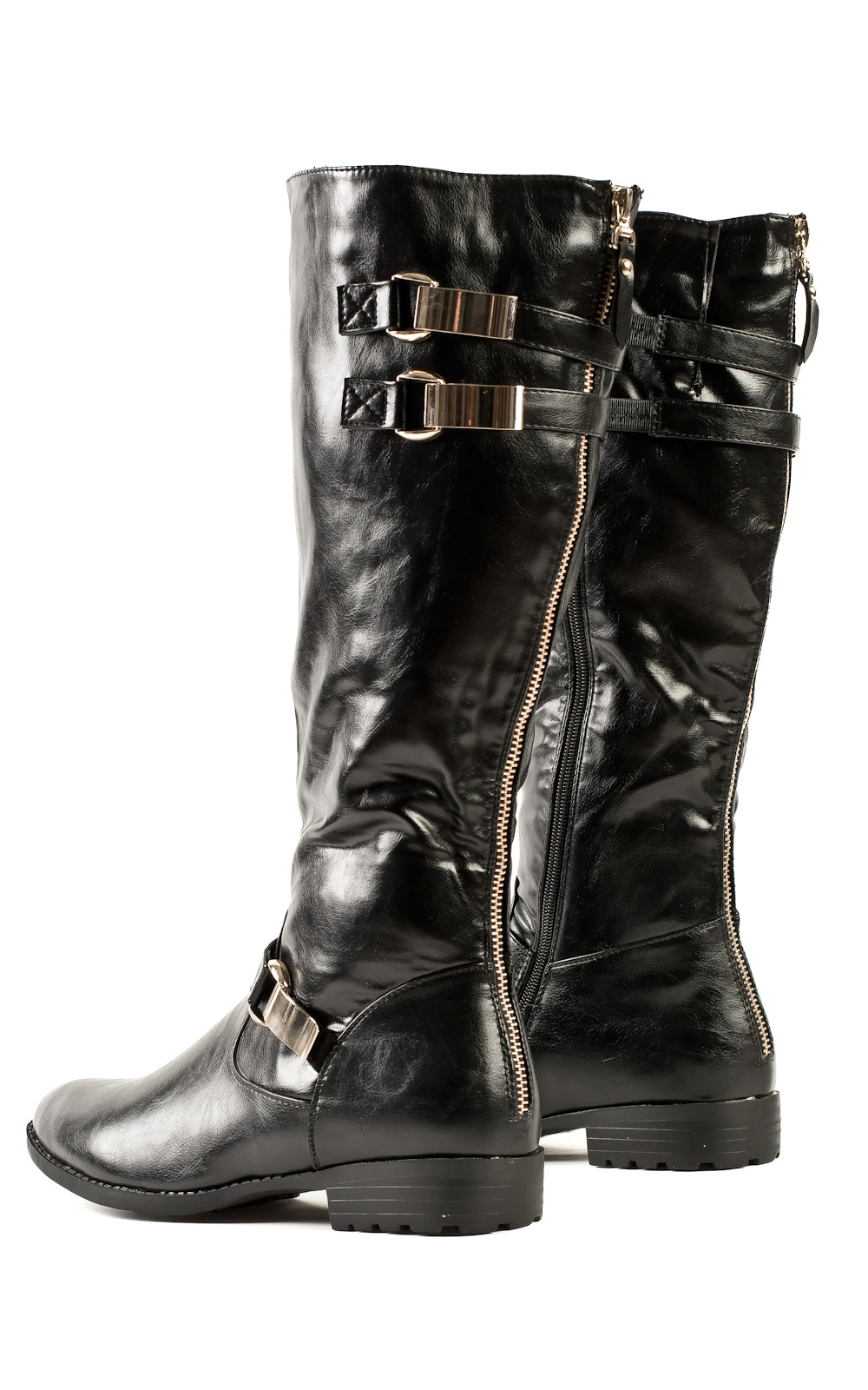 Robyn Knee High Buckle Boots Thumbnail