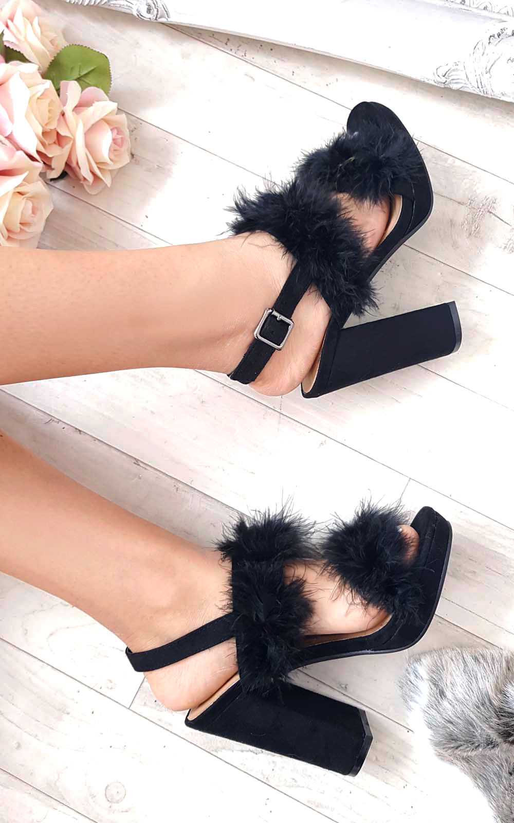 Alex Fluffy High Heels  Thumbnail