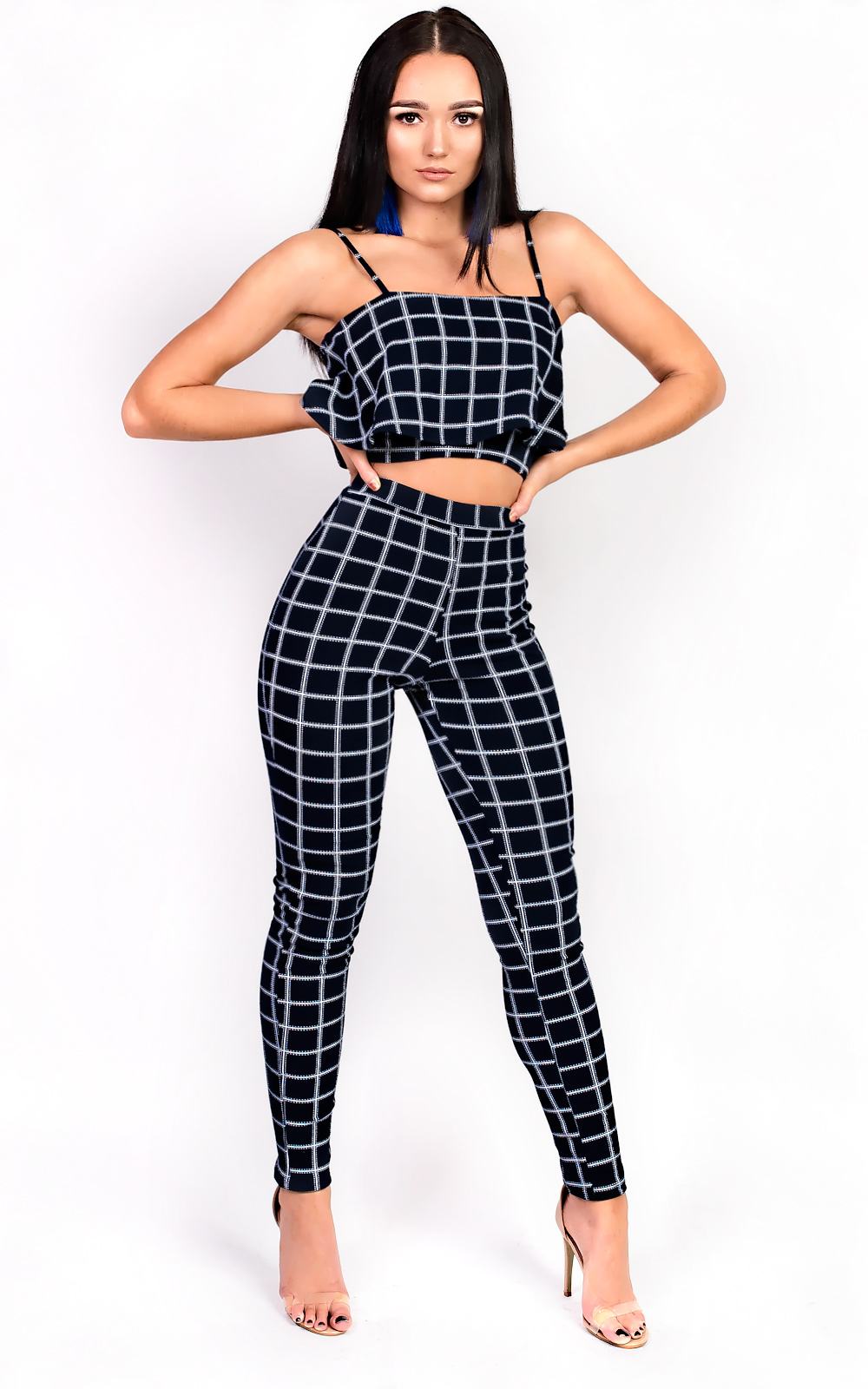 Helly Check Frill Co-ord