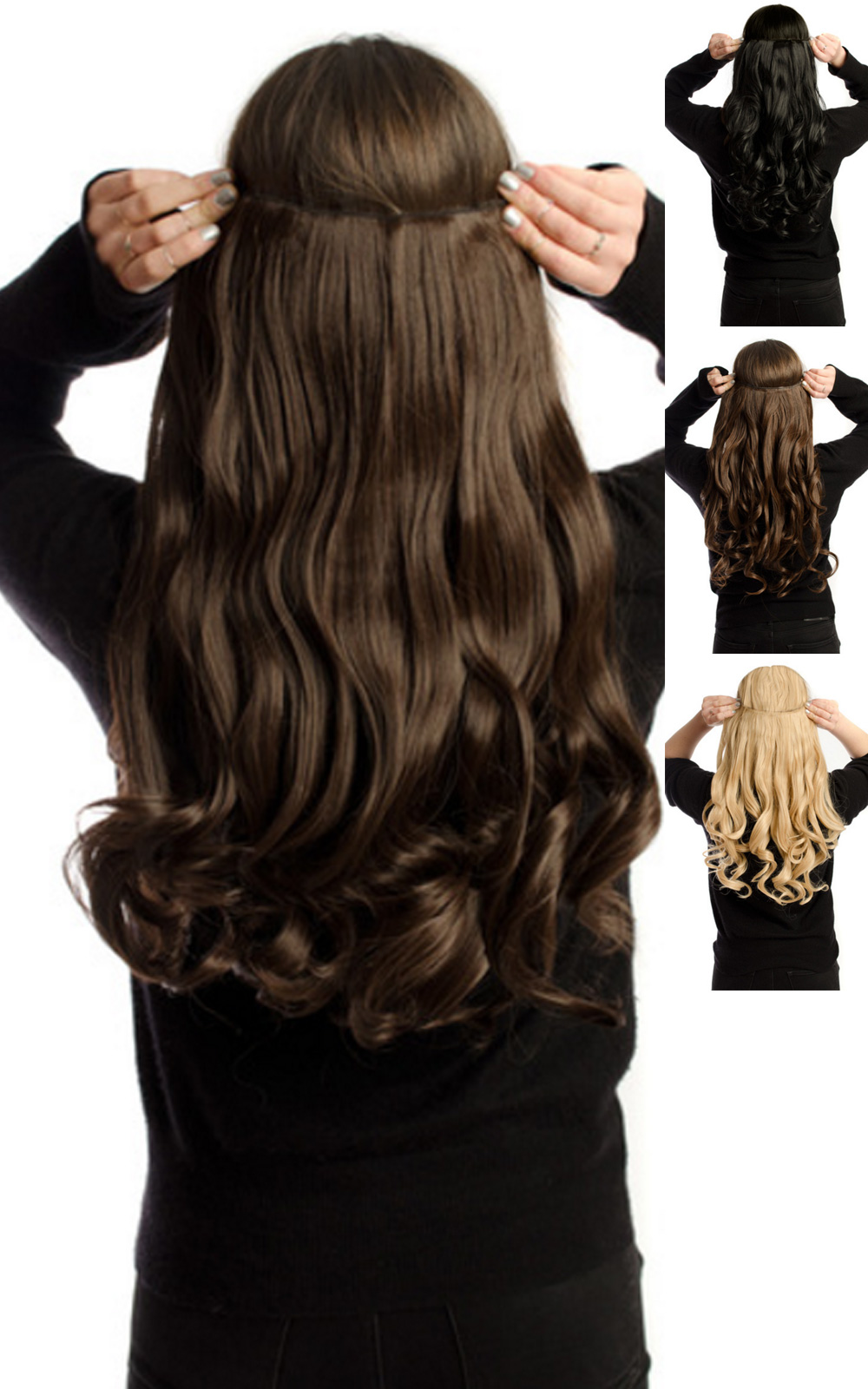 Intense Volume Curly Clip In Hair Extensions 