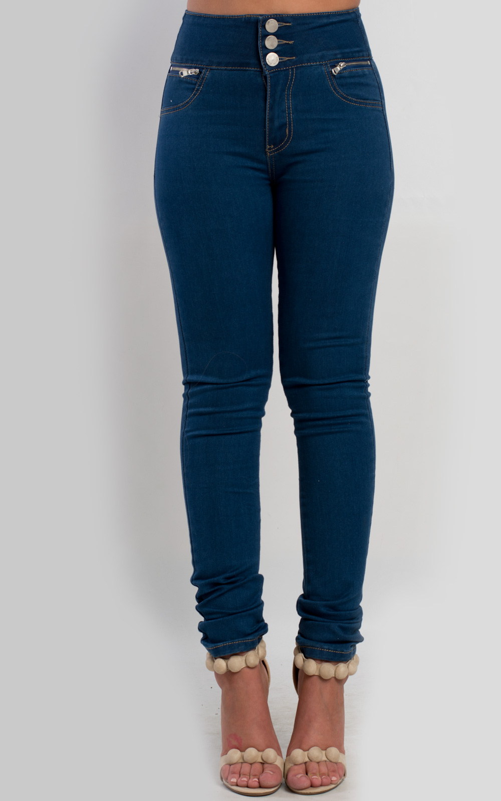 Bryleigh HighWaisted Skinny Jeans in Denim ikrush
