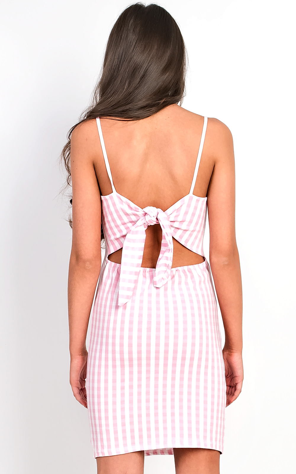 Joslin Gingham Tie Back Dress Thumbnail Joslin Gingham Tie Back Dress Thumbnail