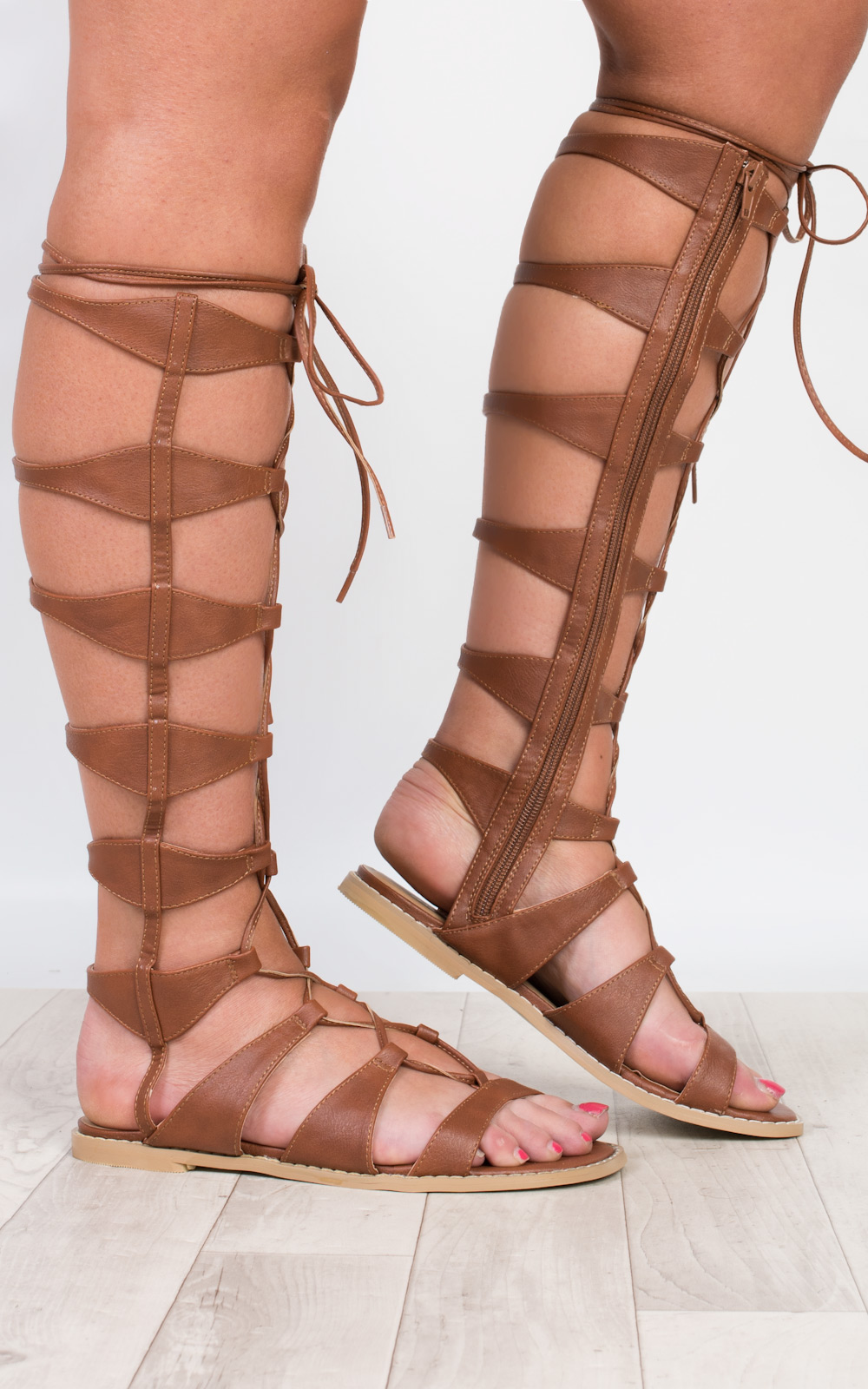 Megara Lace Up Sandals