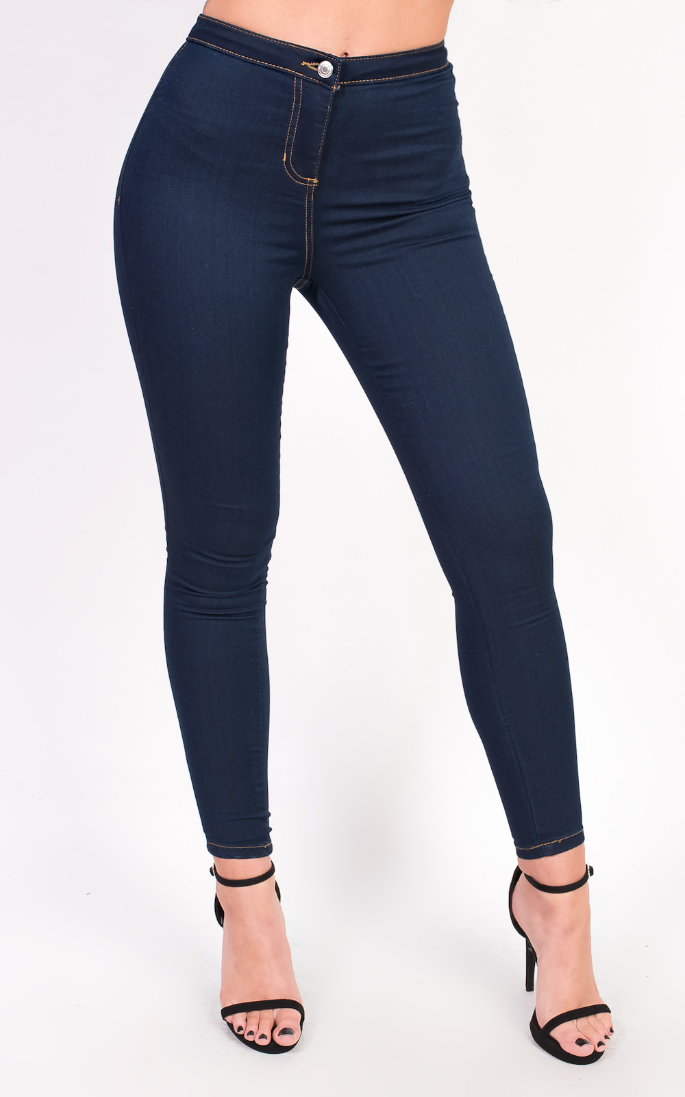 Amy High Waisted Skinny Stretch Jeans