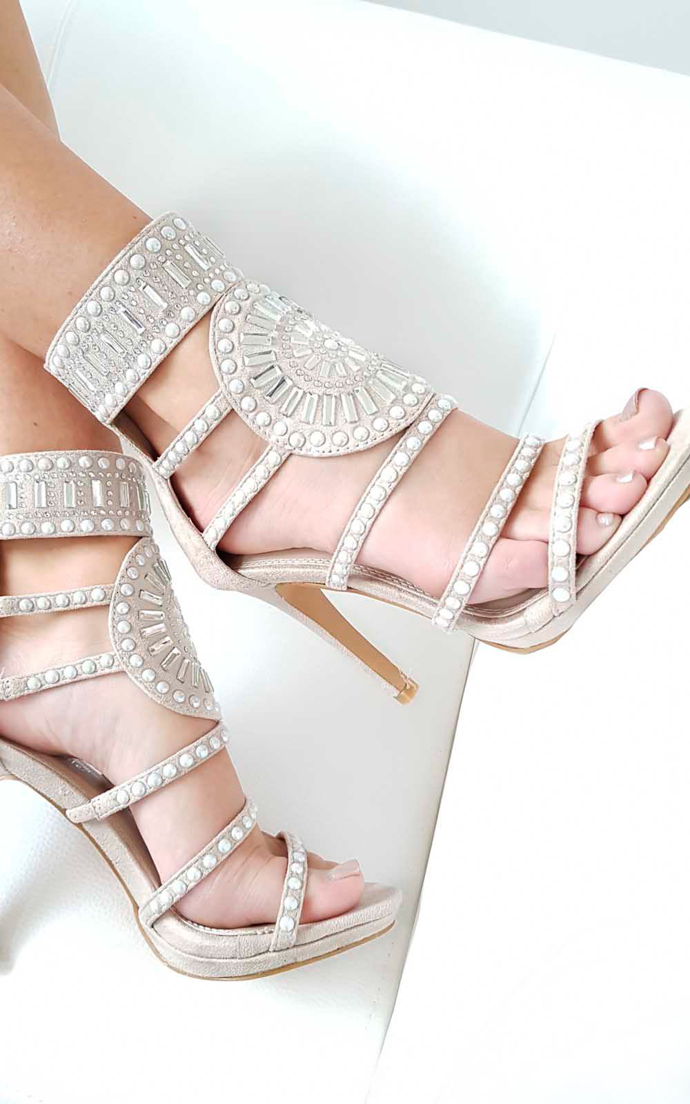 Kimberly Diamante Studded Heels Thumbnail Kimberly Diamante Studded Heels Thumbnail