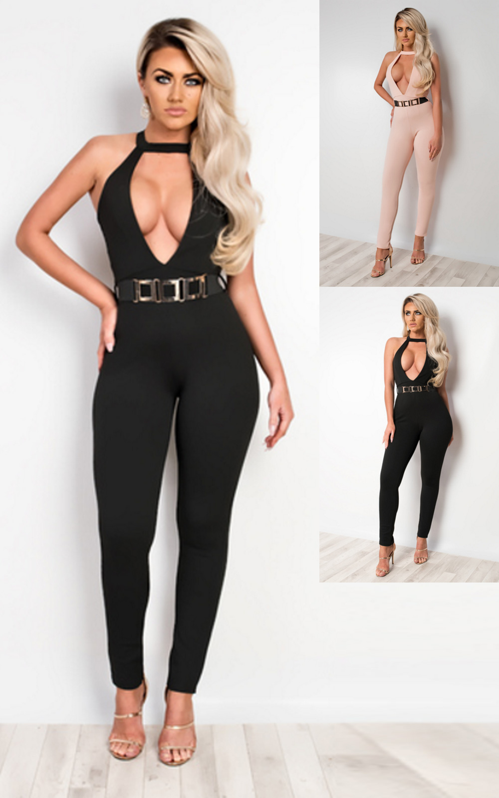 Arden Belted Jumpsuit Thumbnail