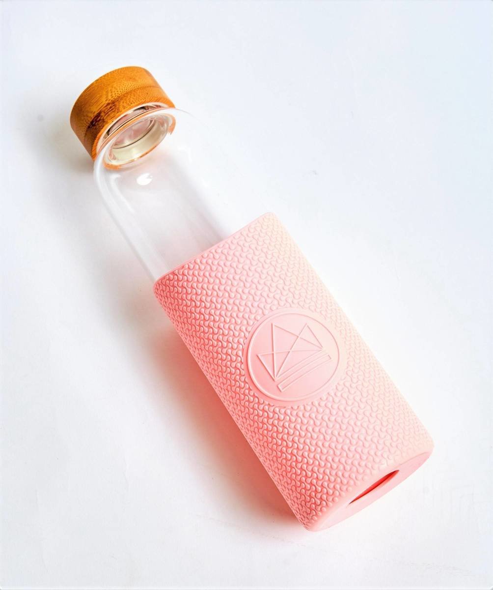 Neon Kactus Reusable Glass Bottle - Pink Flamingo 550ml Thumbnail Neon Kactus Reusable Glass Bottle - Pink Flamingo 550ml Thumbnail