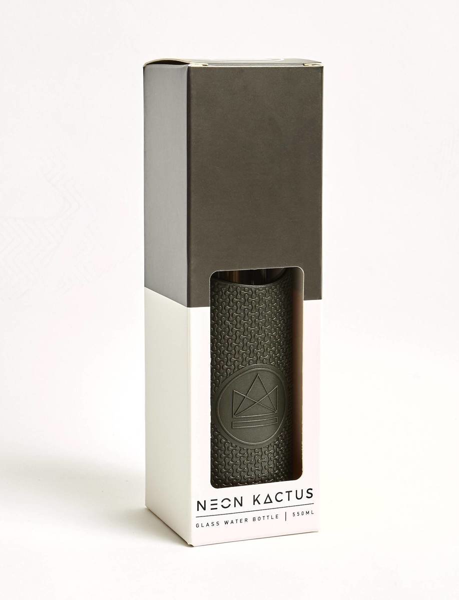 Neon Kactus Reusable Glass Bottle - Rock Star 550ml Thumbnail Neon Kactus Reusable Glass Bottle - Rock Star 550ml Thumbnail
