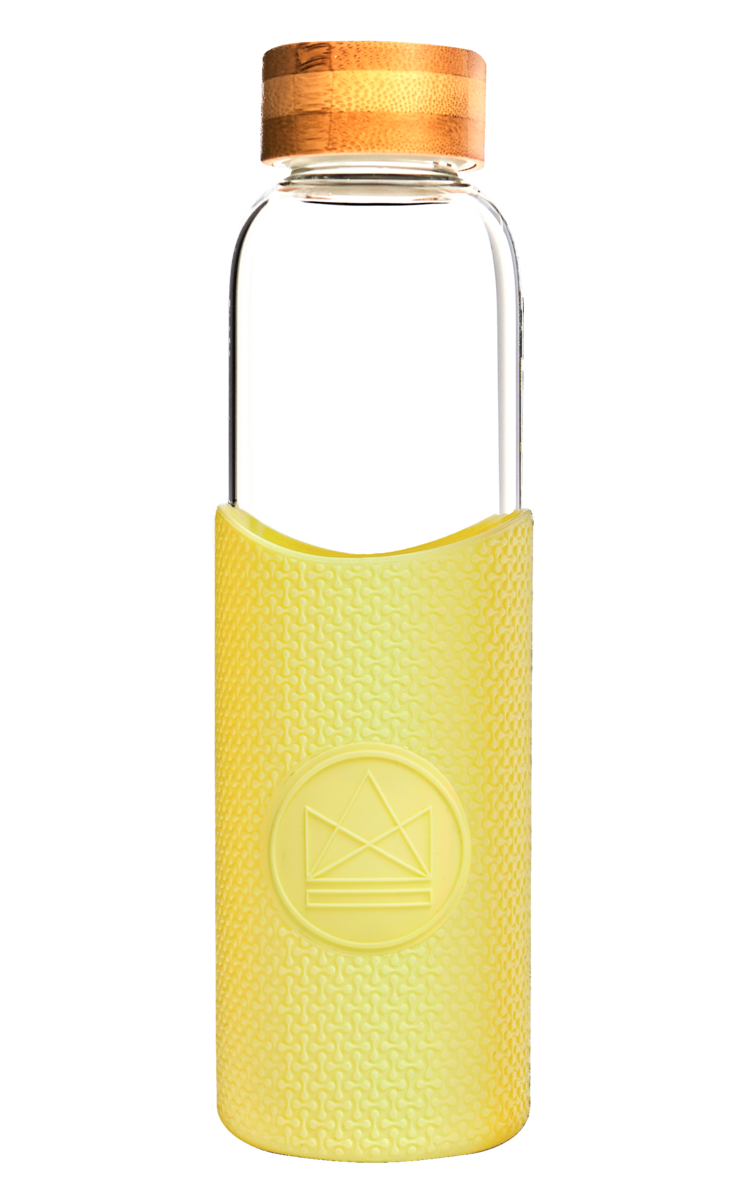 Neon Kactus Reusable Glass Bottle - Sun Is Shining 550ml Neon Kactus Reusable Glass Bottle - Sun Is Shining 550ml